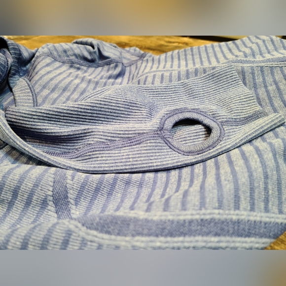 Lululemon Run Swiftly Tech Long Sleeve Crew Stripe Shirt - Picture 3 of 4